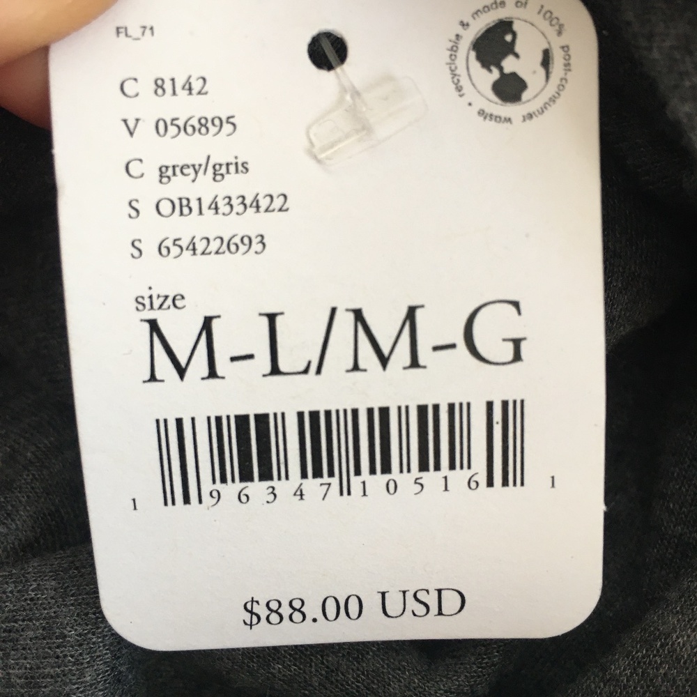 NWT Free People FP Beach Gray Jet Set Cardi Long Hooded Duster - Picture 10 of 15